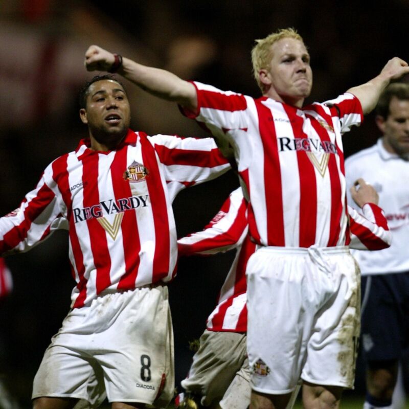Sunderland AFC Signed Match Worn Shirt,Sean Thornton’s signed by the whole team  for sale on Ebay
