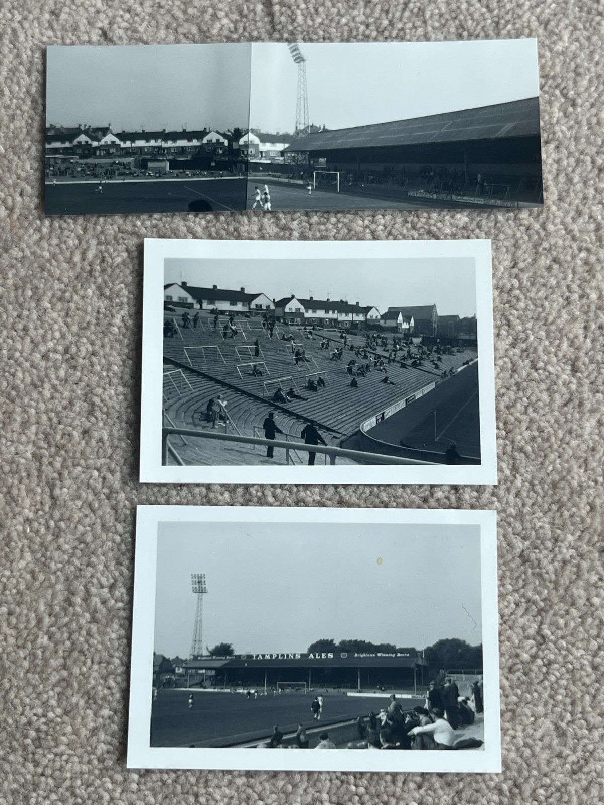 Brighton & Hove Albion Late 1950s Snapshot Photographs taken at Goldstone Ground for sale on Ebay