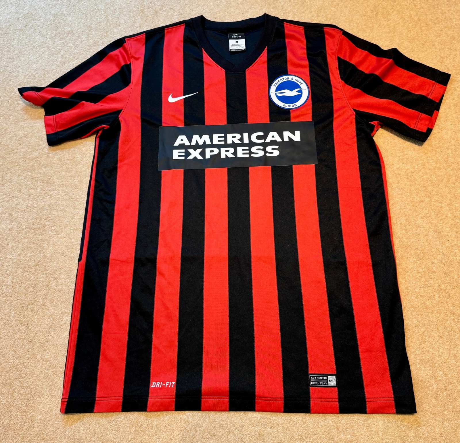 Brighton Hove Albion football shirt 2014 top Nike soccer jersey for sale on Ebay