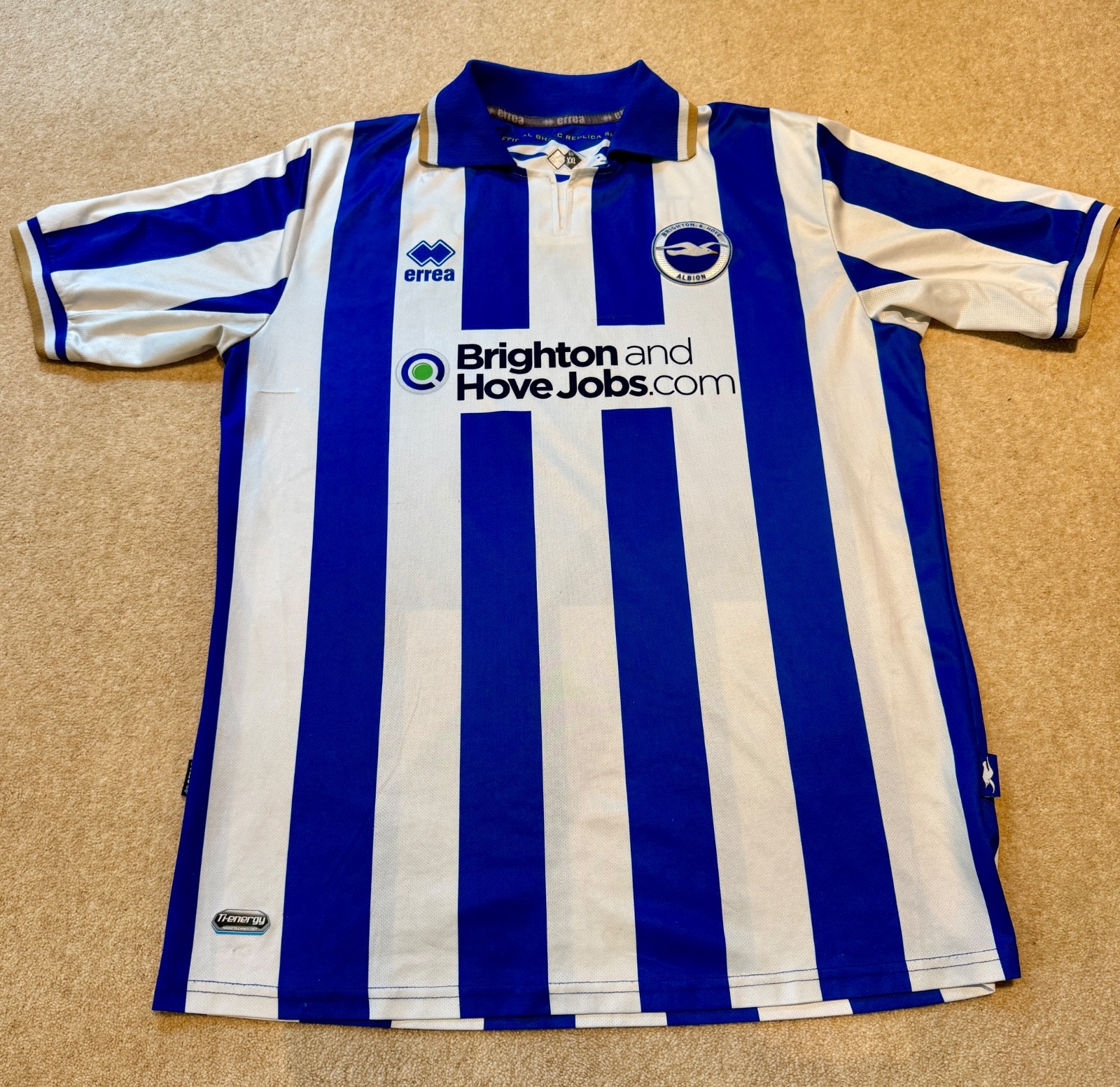 Brighton Hove Albion football shirt 2011 top Errea soccer jersey for sale on Ebay