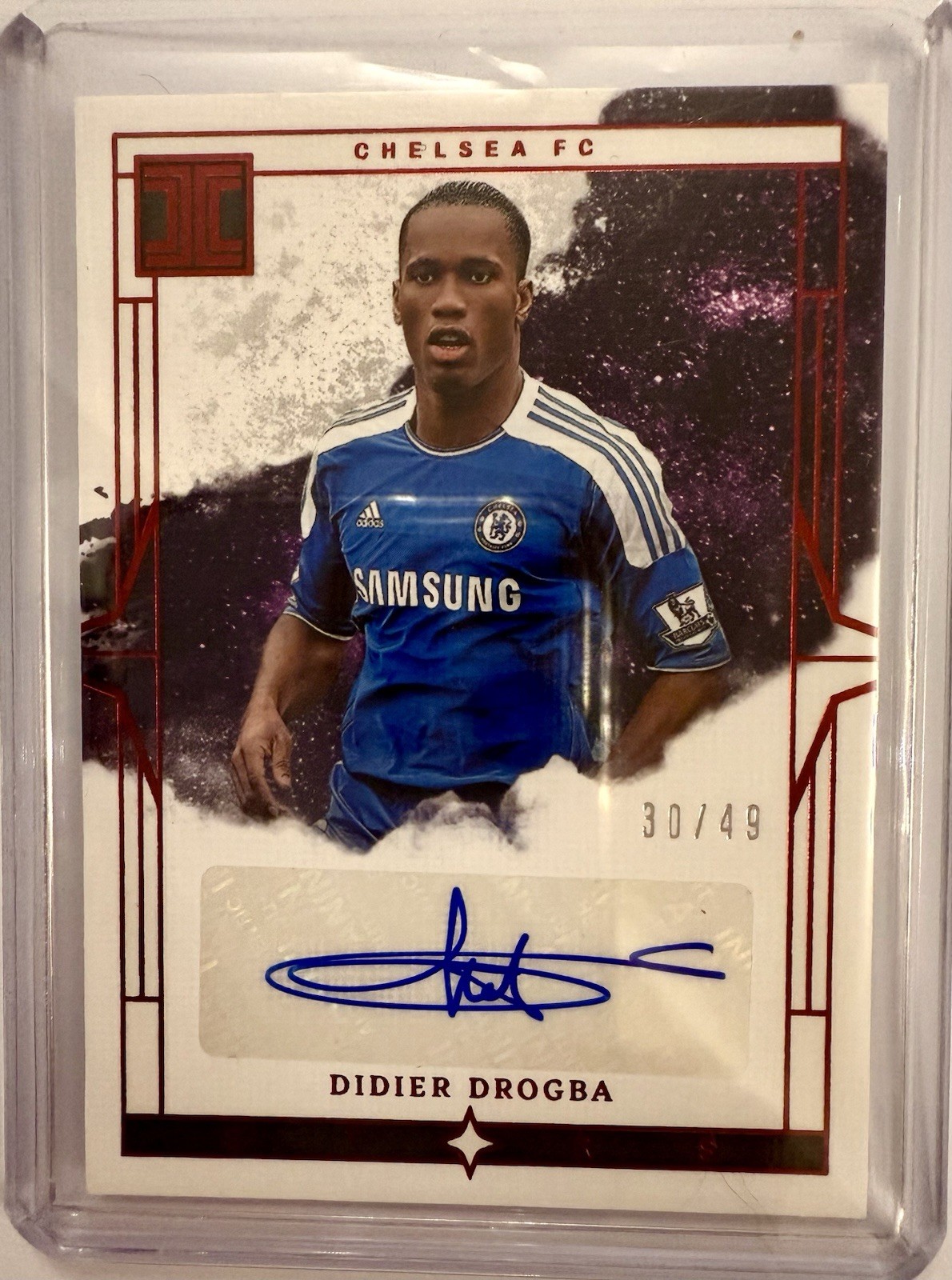2023-24 Panini Impeccable Premier League Didier Drogba Chelsea Auto-Graphic /49 for sale on Ebay