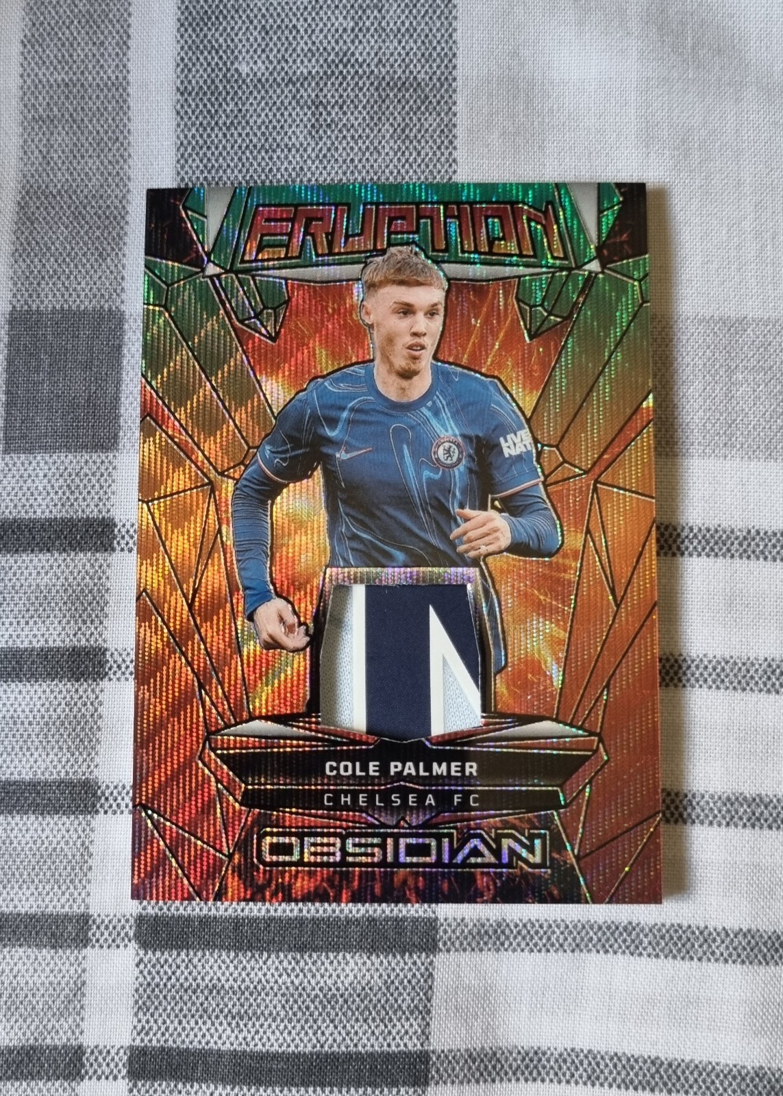 24/25 PANINI OBSIDIAN CHELSEA COLE PALMER ERUPTION ELECTRIC EDGE TAIGA PATCH /25 for sale on Ebay