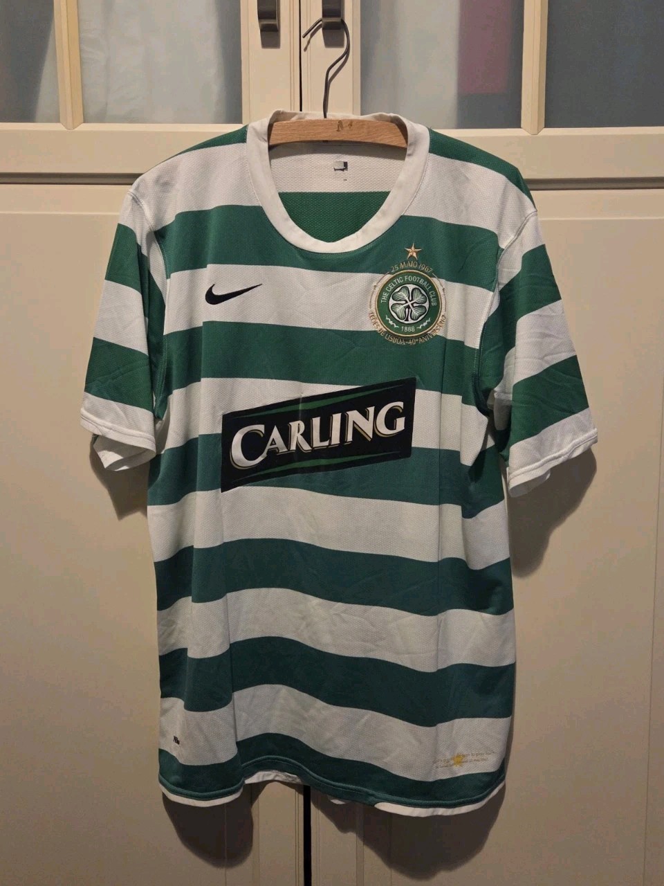 Celtic FC Home Shirt 2007/08 - Nike Adults L - Lisbon Lions 40th Anniversary VGC for sale on Ebay
