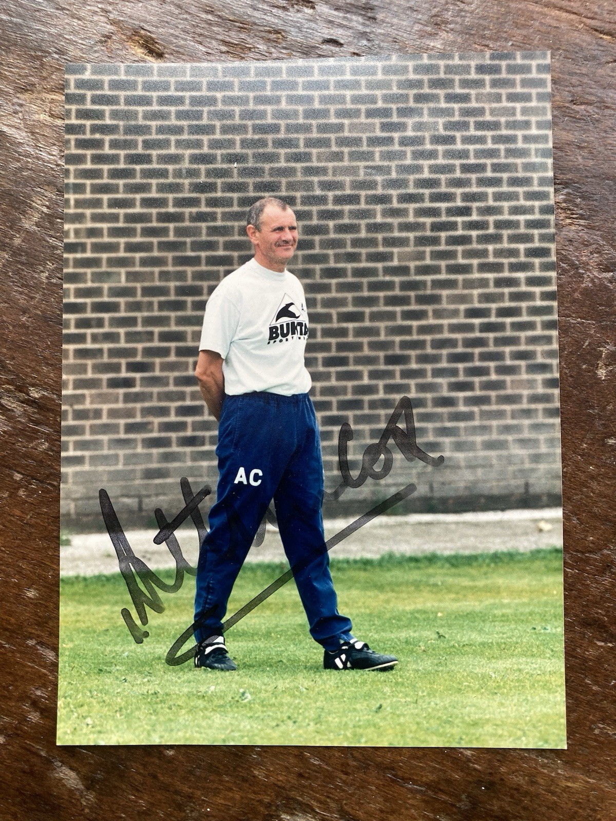 Handsigned Arthur Cox Derby County 5.5 x 4 Inch Photograph Autograph. for sale on Ebay