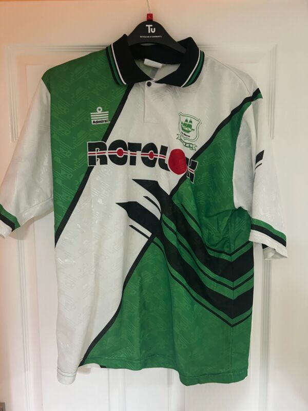 Plymouth Argyle 1995-96 Admiral Home Shirt Large (Promotion at Wembley) for sale on Ebay