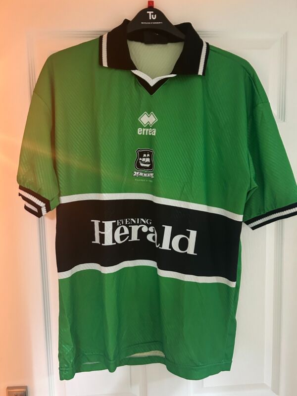 Plymouth Argyle 1998-99 Errea Home Shirt XL for sale on Ebay