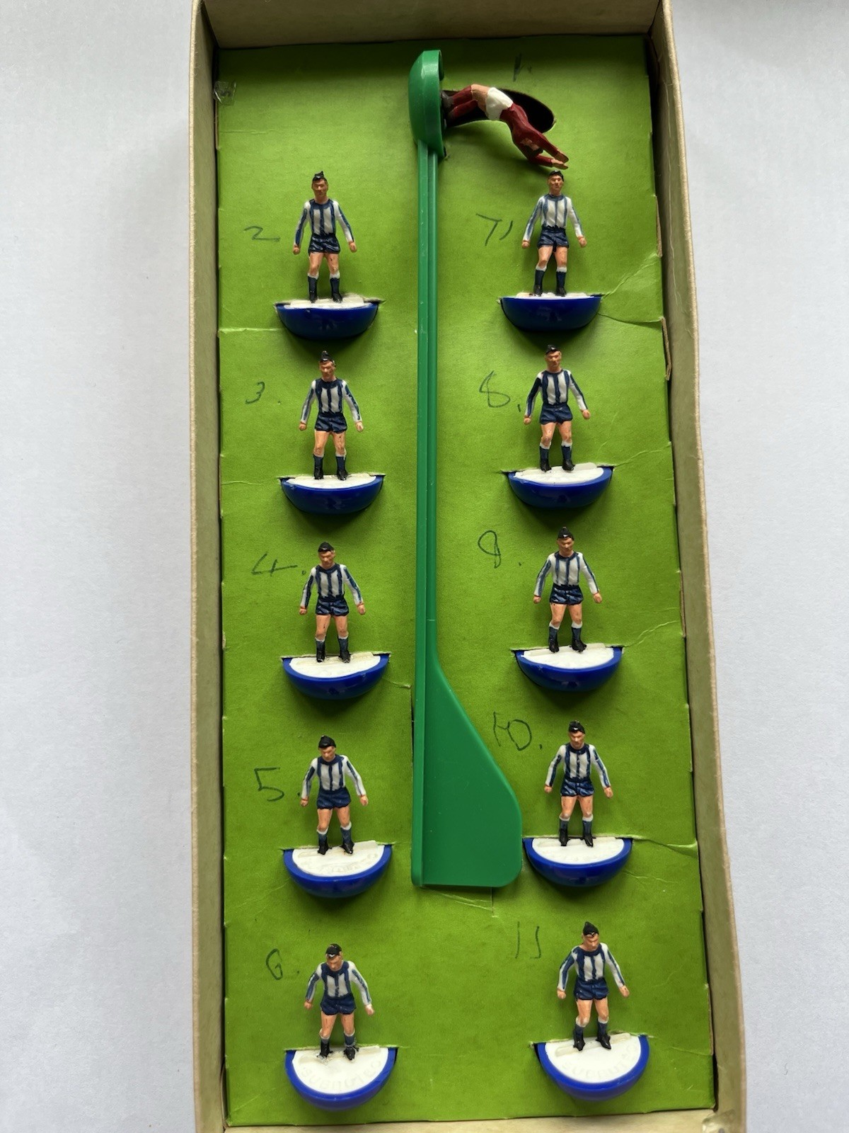 Subbuteo Table Soccer - Sheffield Wednesday/Colchester United Heavyweight Team for sale on Ebay