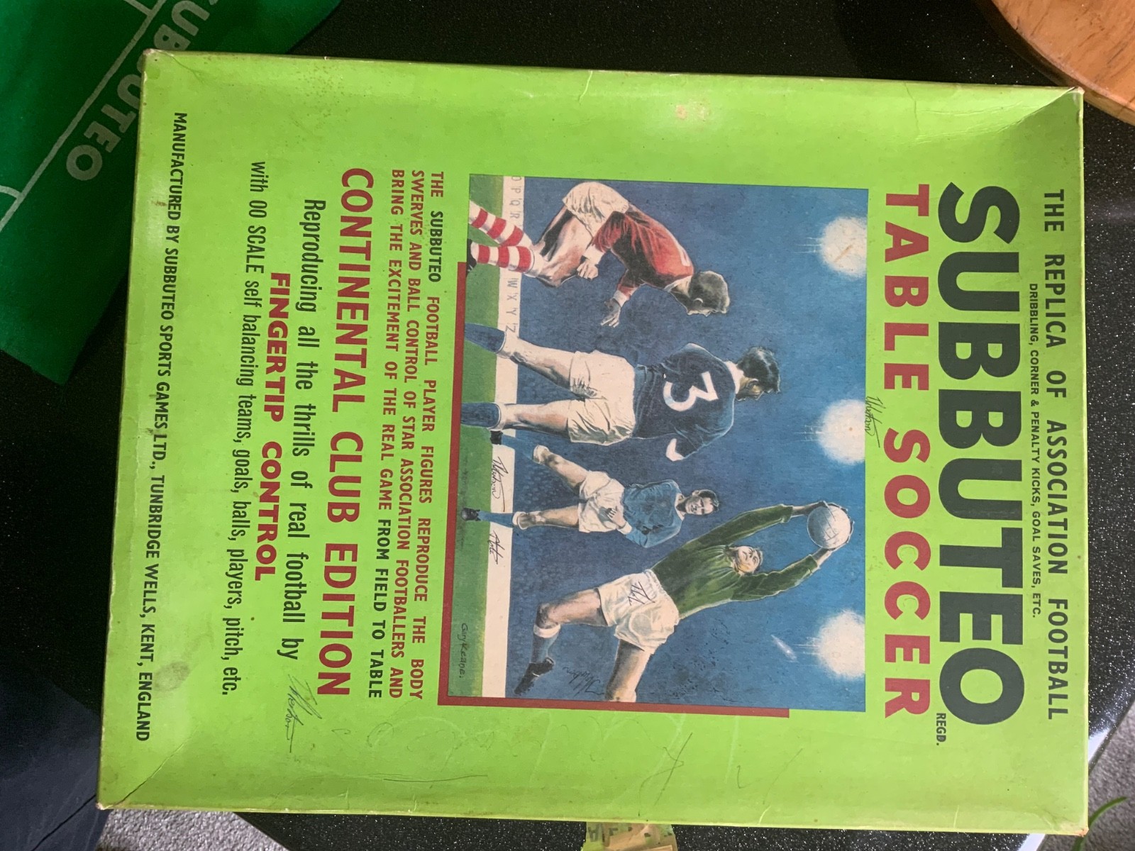 Subbuteo Continental Club Edition Table Soccer Vintage 1970s Football Game for sale on Ebay