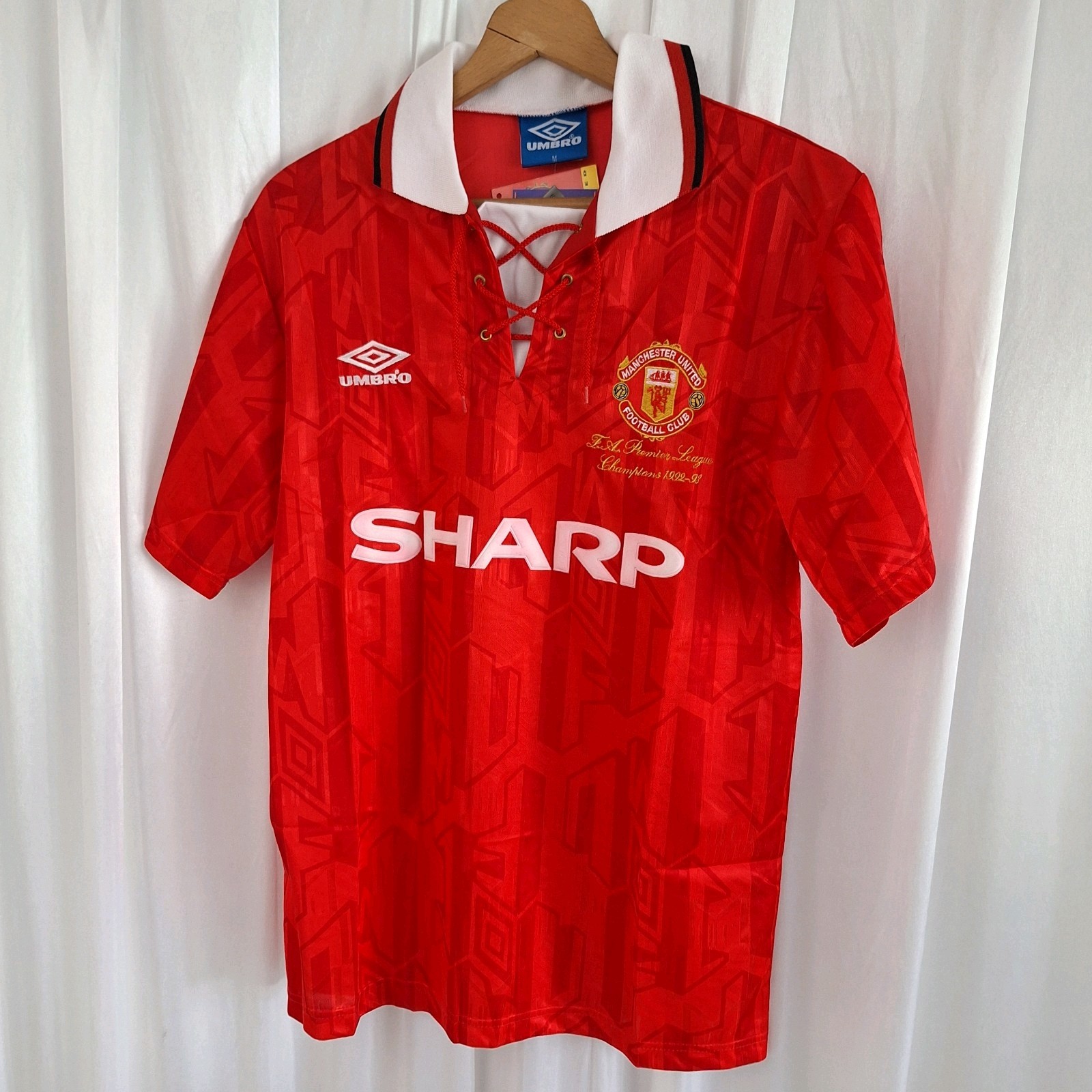 Umbro Manchester United 1986-88 Home Shirt- Small -New with Tags for sale on Ebay