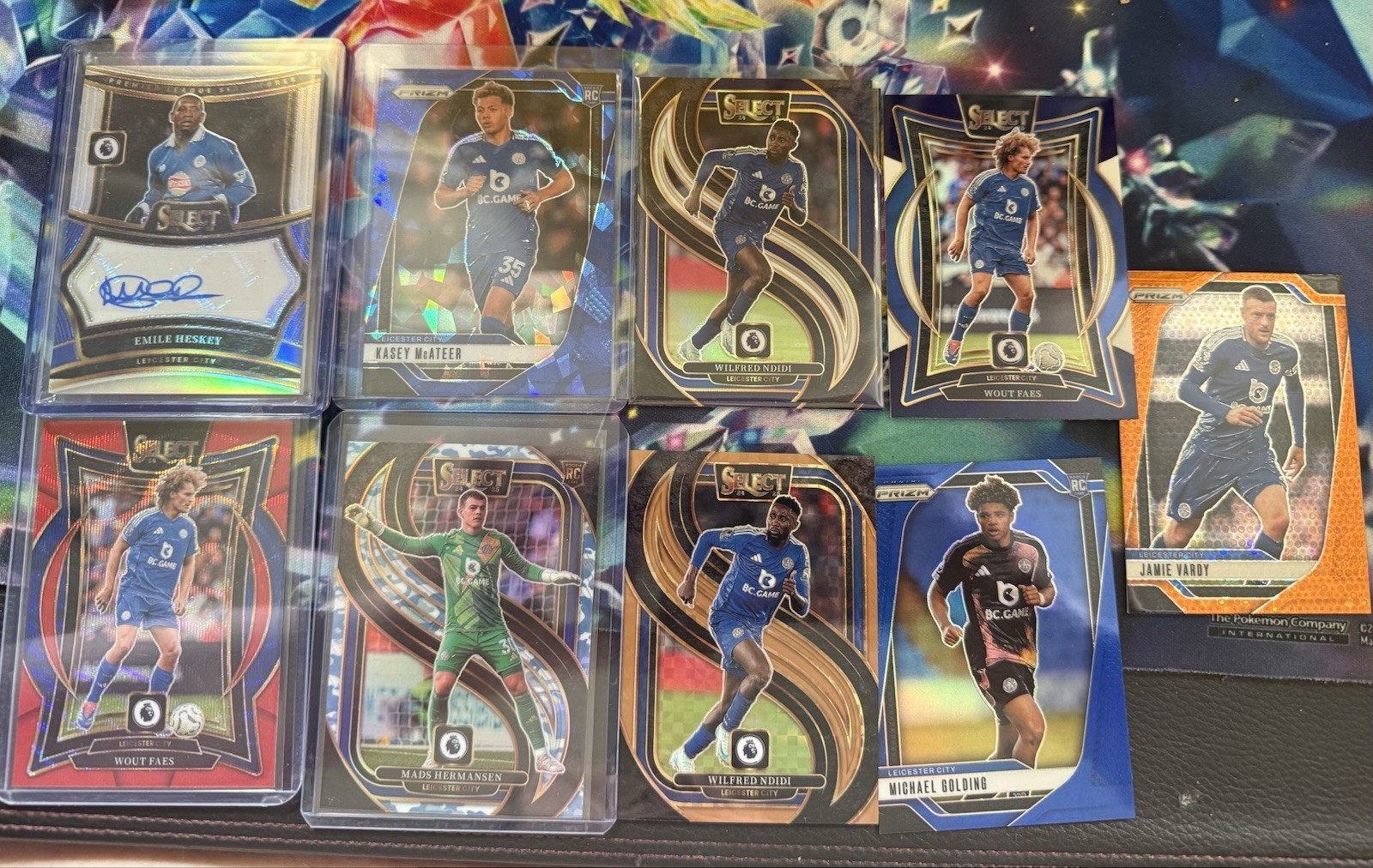 Leicester City Bundle! 5 Numbered Cards & Auto - Select And Prizm 24/25 for sale on Ebay