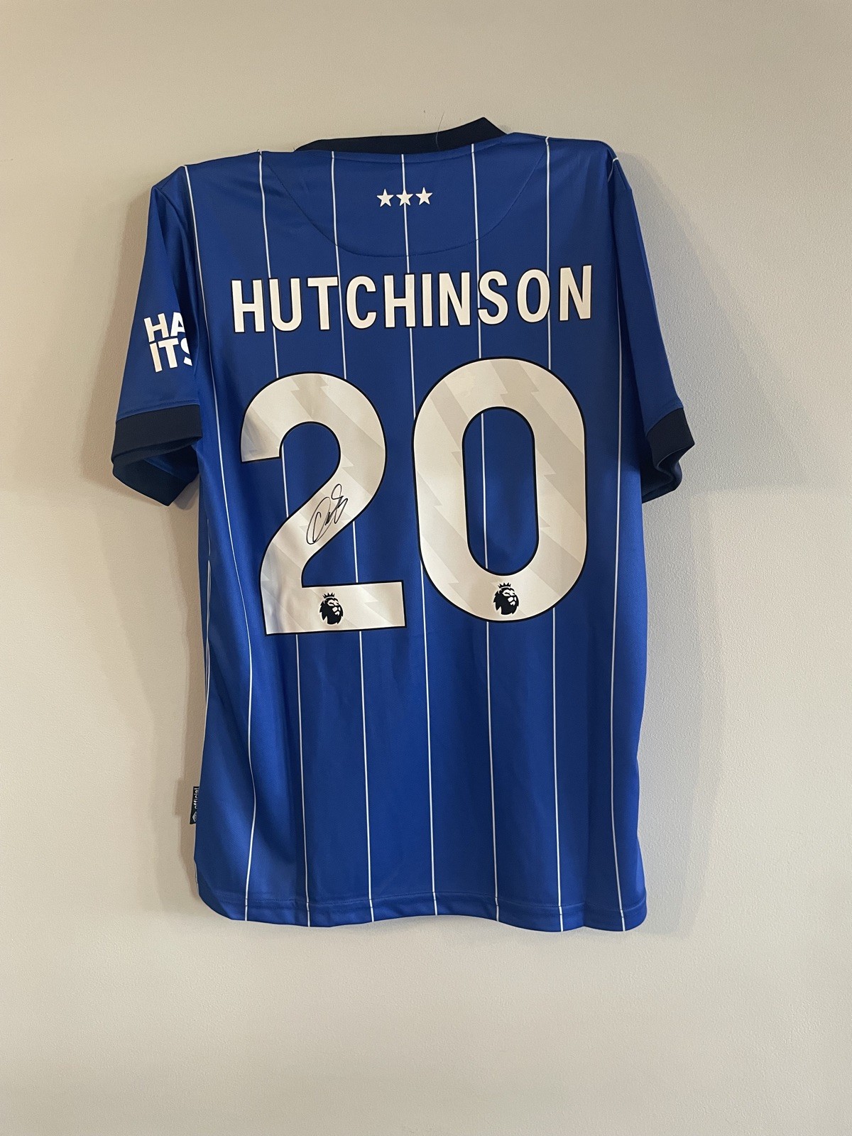 Omari Hutchinson signed shirt PHOTO PROOF IPSWICH JERSEY RARE COA for sale on Ebay