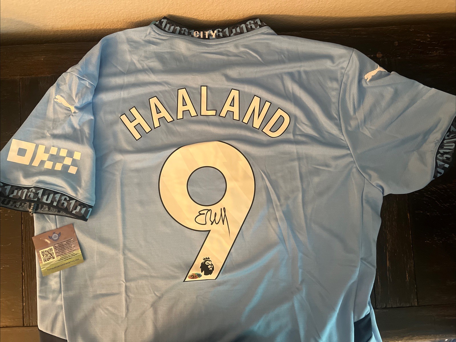 Erling Haaland Signed Manchester City Jersey for sale on Ebay