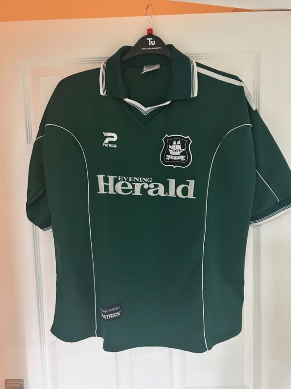 Plymouth Argyle 2001-2002  Patrick Home Shirt Large for sale on Ebay