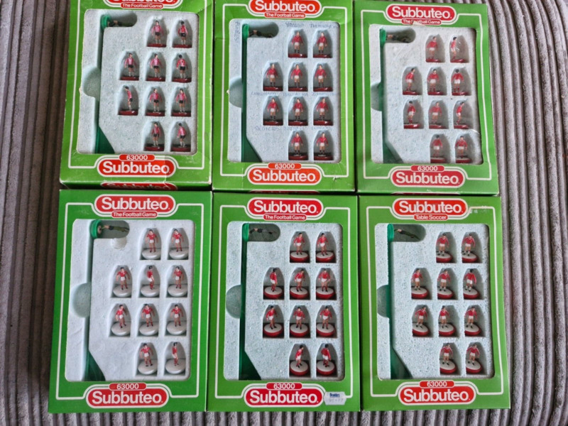 Subbuteo - 6 Teams Charlton, Wrexham, Southampton etc. for sale on Ebay