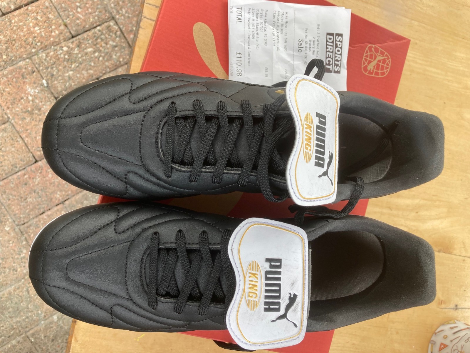 Puma King  FG Football Boots Mens Black UK 9 EUR 43 for sale on Ebay