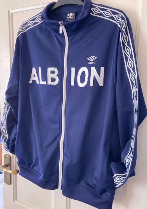 West Bromwich Albion, Umbro track top. Size 2XL but more suitable for XL. for sale on Ebay