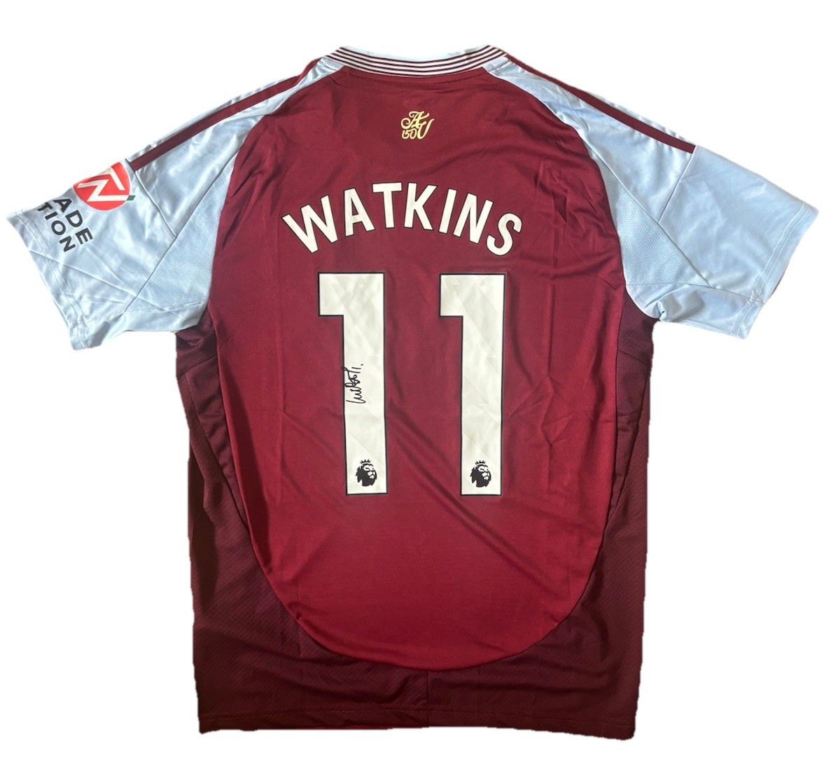 OLLIE WATKINS Signed Aston Villa 24/25 Shirt With COA/Proof Football  for sale on Ebay