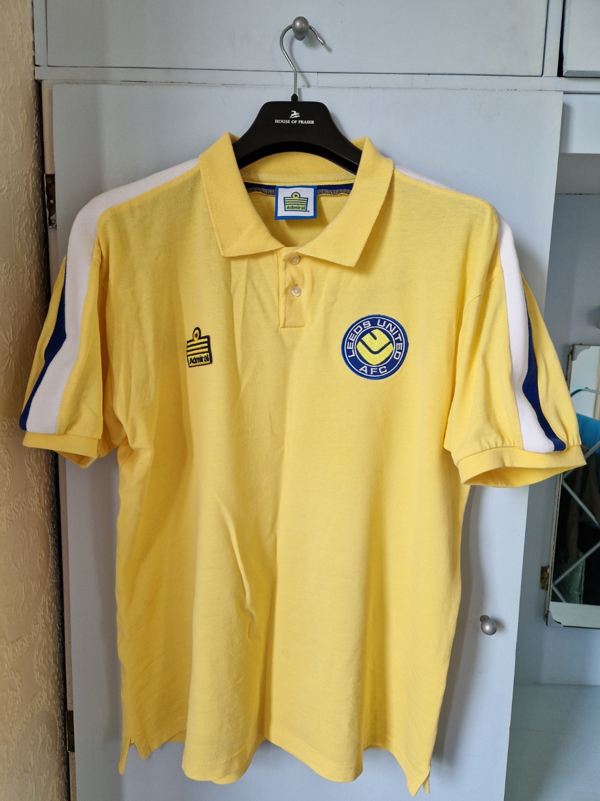 Leeds United Away shirt XL 1977-80 Admiral Vintage for sale on Ebay