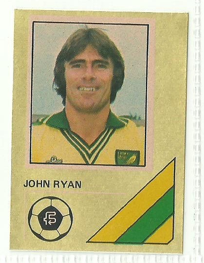John Ryan - NORWICH CITY - FKS Soccer Stars 1978-79 Golden Collection [Unused] for sale on Ebay