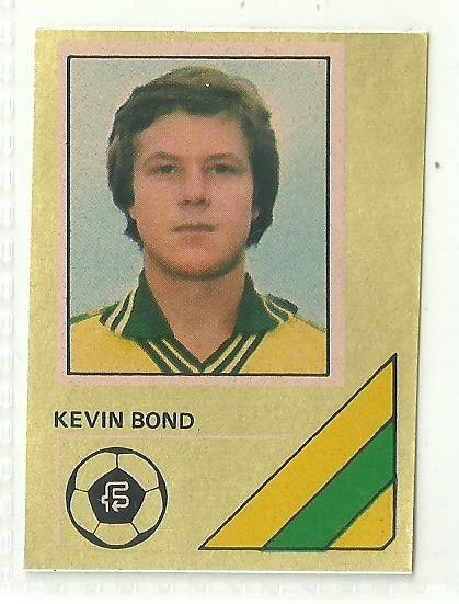 Kevin Bond - NORWICH CITY - FKS Soccer Stars 1978-79 Golden Collection for sale on Ebay