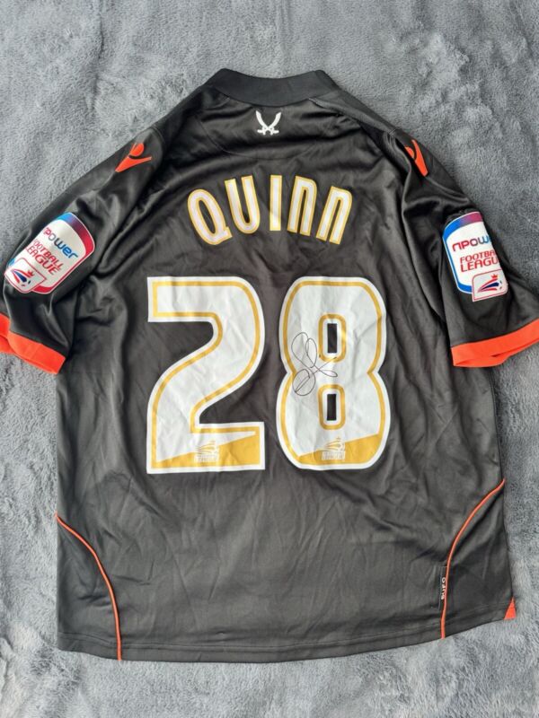 Match Worn Sheffield United Signed shirt Steven Quinn for sale on Ebay