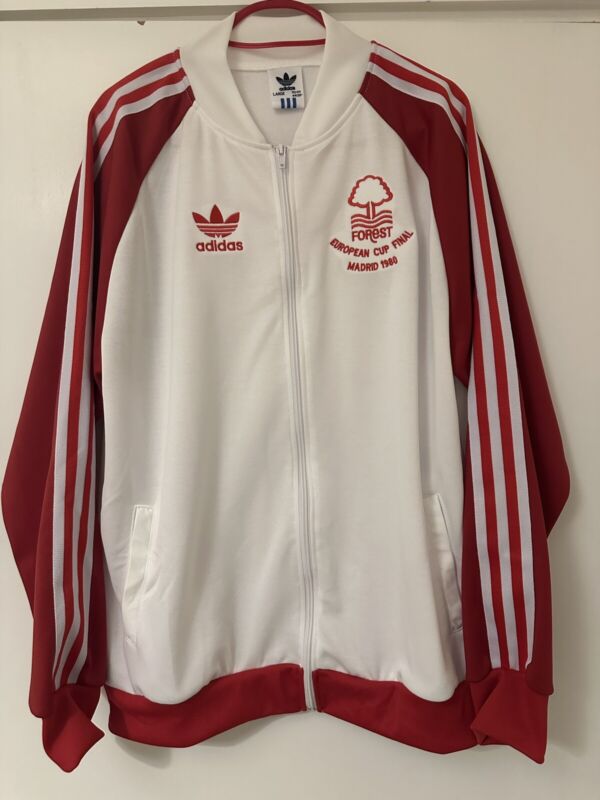 Nottingham Forest Tracksuit Top Shirt 1980 Track Jacket Retro Brian Clough - NEW for sale on Ebay