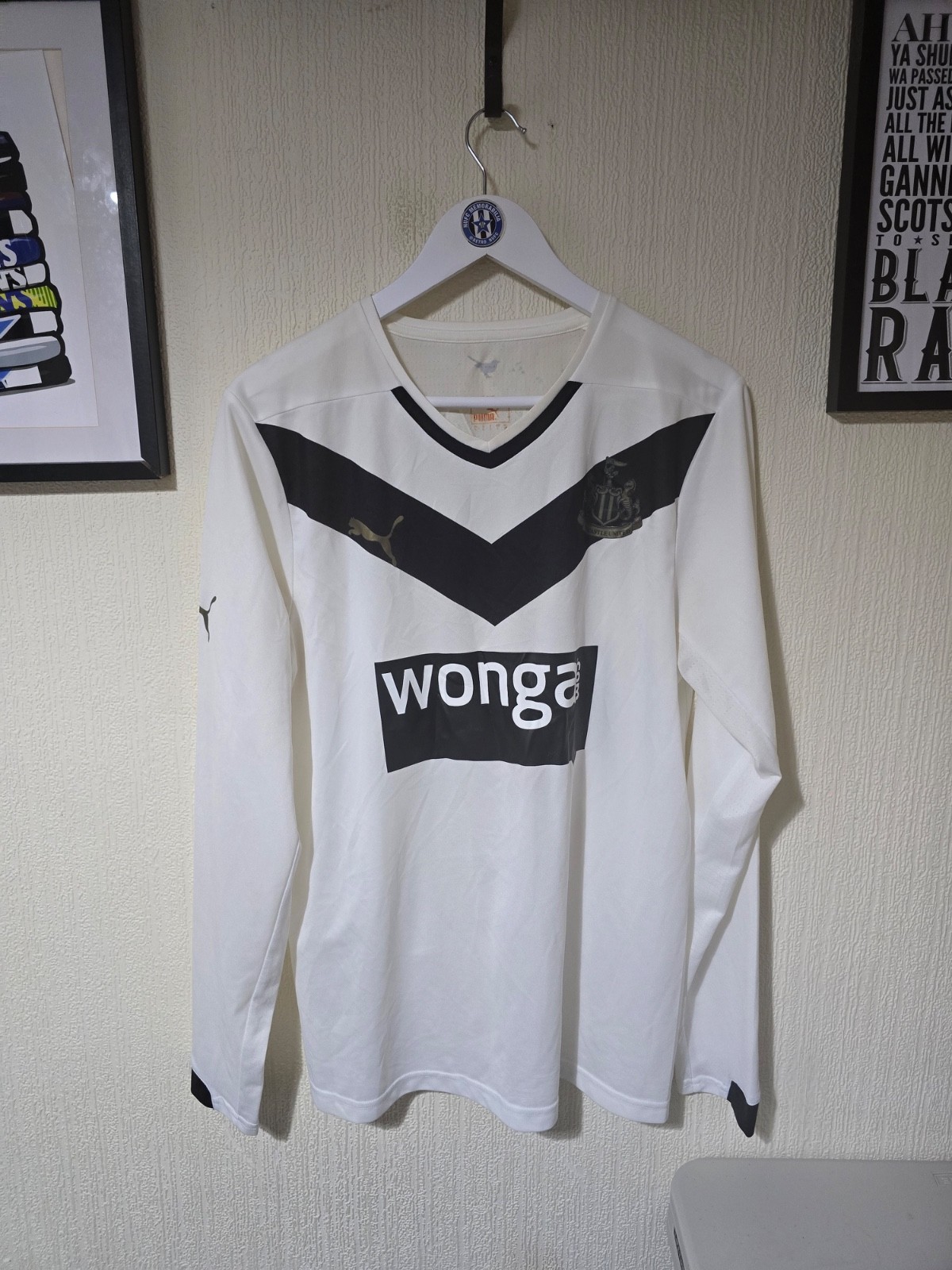 Newcastle United 2014/15 Player issue? members shirt, L/S, Large for sale on Ebay