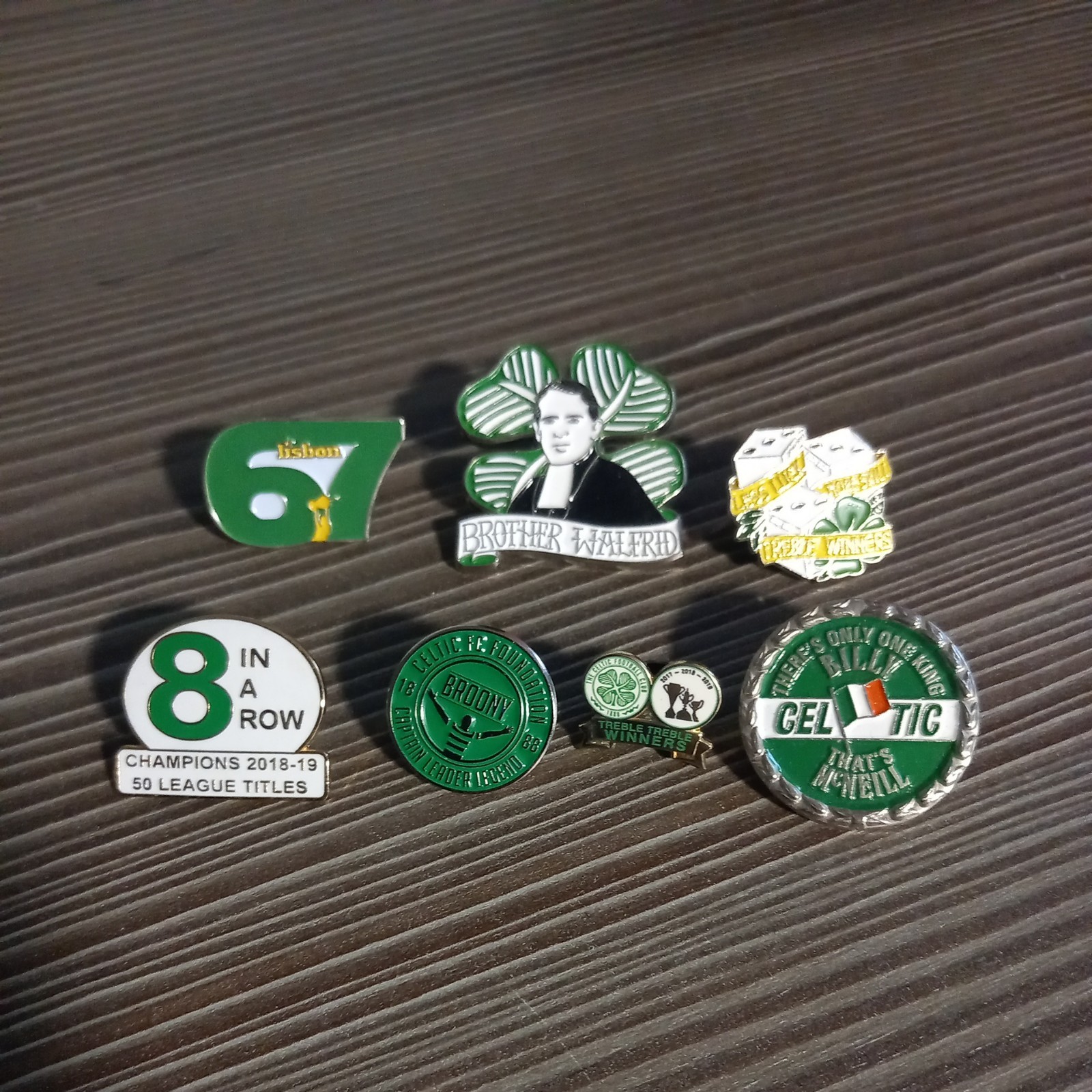 Celtic FC Assorted Pin Badges 3 for sale on Ebay