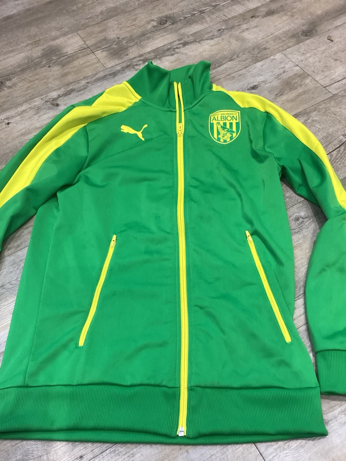 RETRO WEST BROMWICH ALBION TRACKSUIT TOP SIZE MEDIUM VGC for sale on Ebay