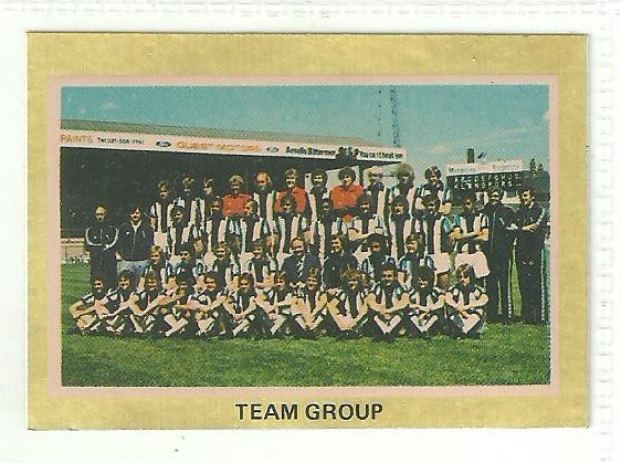 WEST BROMWICH ALBION - Team - FKS Soccer Stars 1978-79 Golden Collection for sale on Ebay