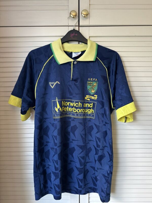 Ultra Rare U.E.F.A 1993-1994 Norwich City Third Shirt for sale on Ebay