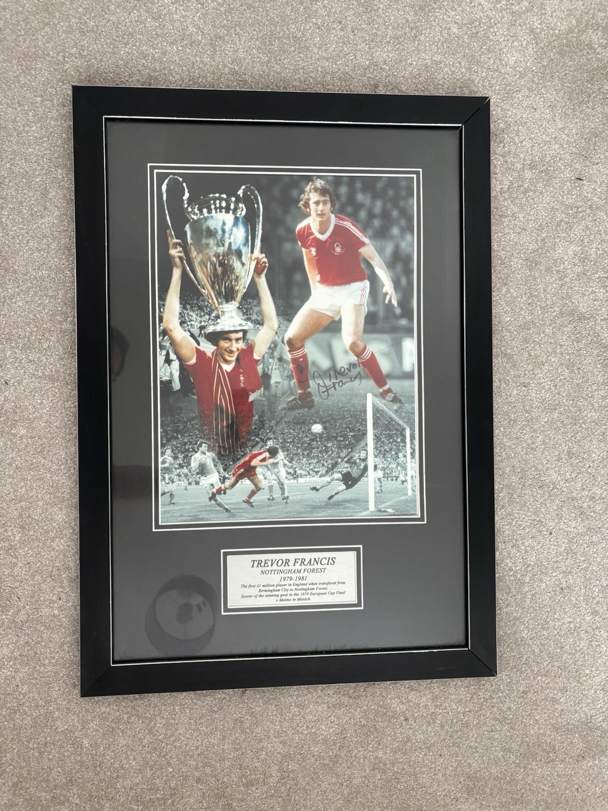 Signed Trevor Francis Nottingham Forest  for sale on Ebay