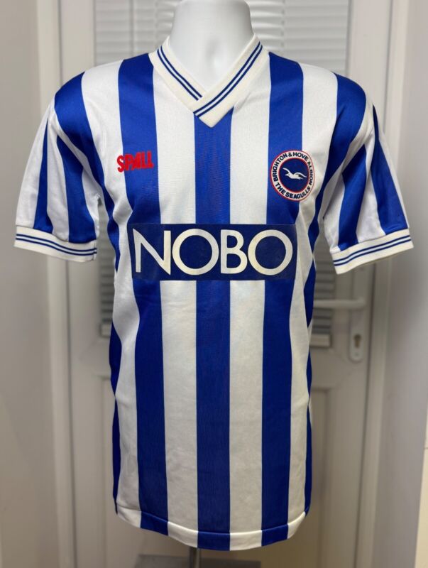 Brighton & Hove Albion Football Shirt 1987 Top Spall Soccer Jersey for sale on Ebay