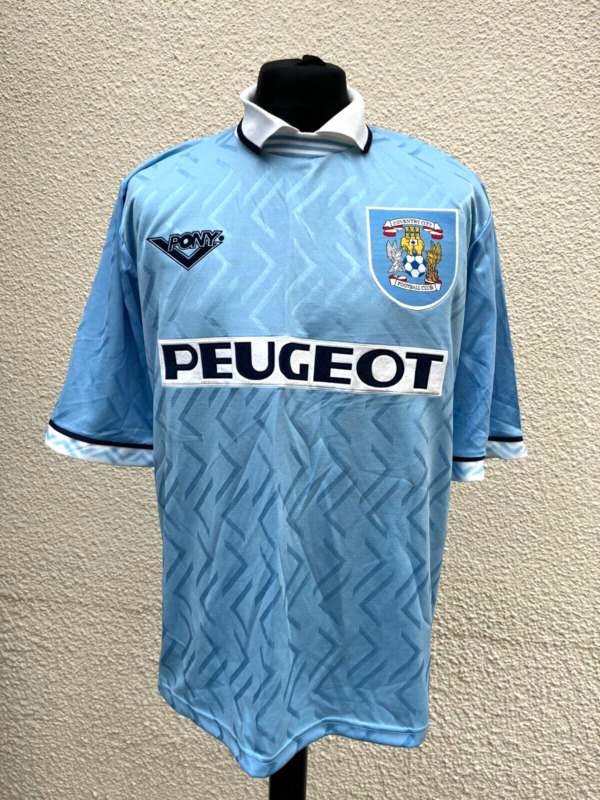 Vintage Pony Coventry City 1994-96 Home Shirt-Men's Large, NOS for sale on Ebay