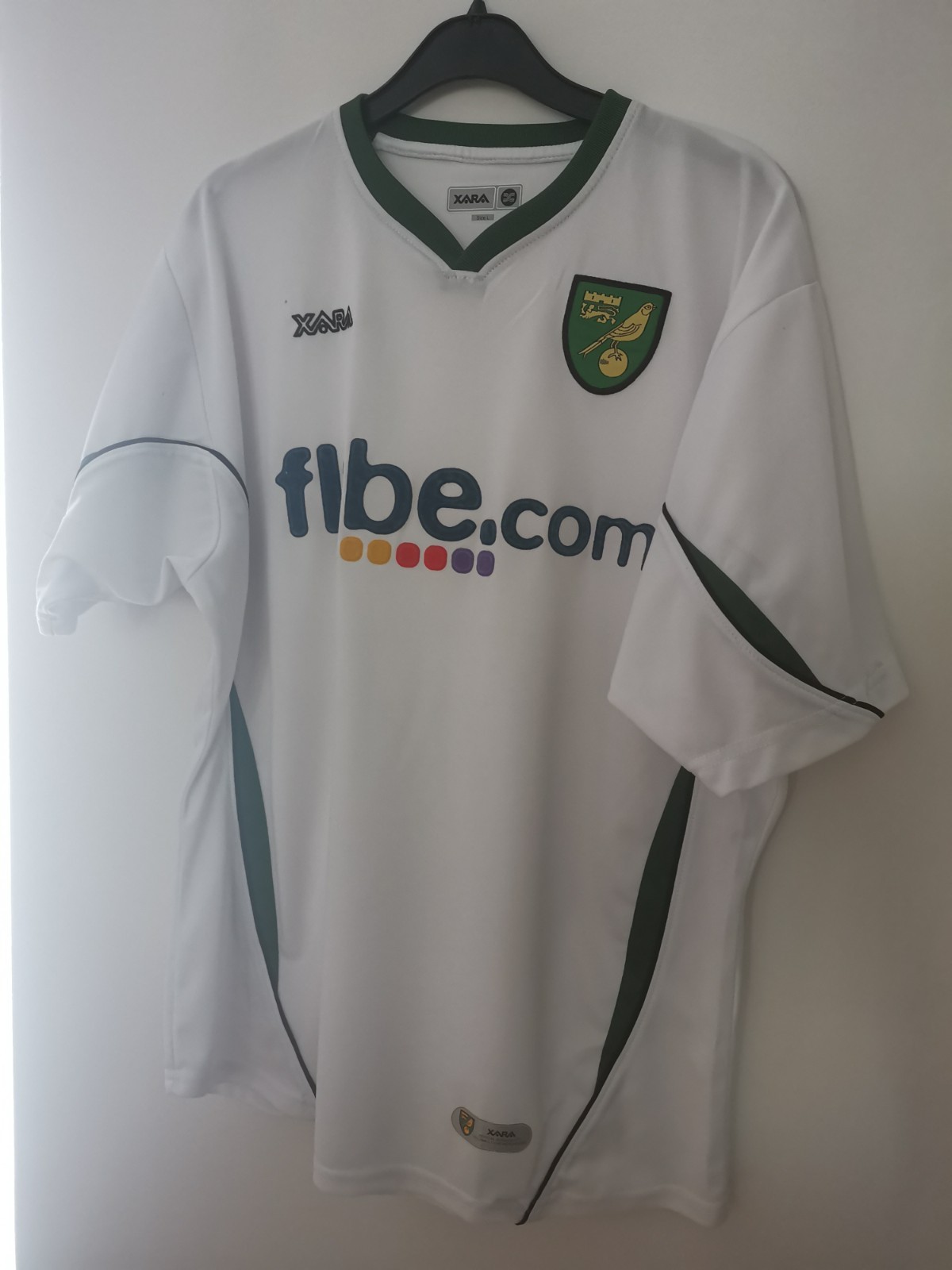 Norwich City F.C. football shirt size large (flybe ) for sale on Ebay