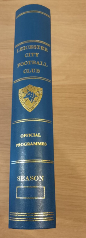 Full Season Leicester City Home Programmes In Official Folder 1972/73 for sale on Ebay