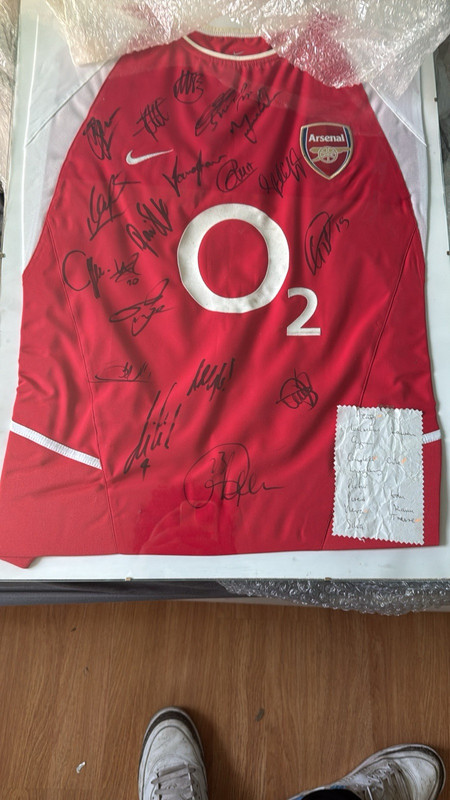 Arsenal 2004 Invincibles Signed Shirt for sale on Ebay