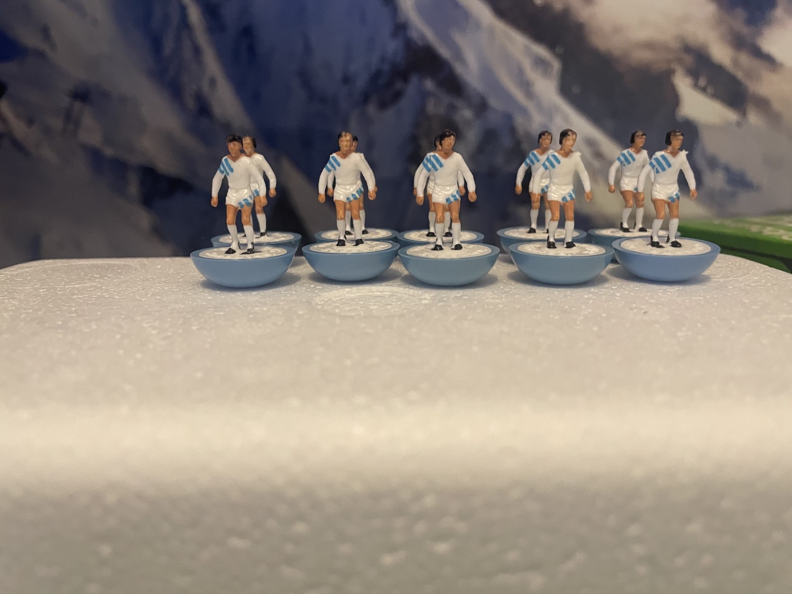 Subbuteo lightweight team 674 MARSEILLE/ZARAGOZA NUMBERED BOX for sale on Ebay