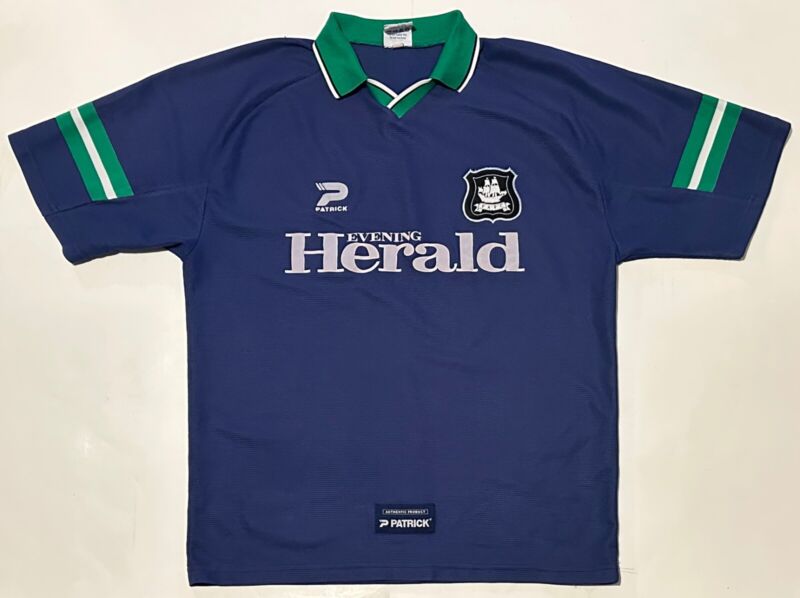 Plymouth Argyle 1999-2000 Away Shirt / Size UK Mens Extra Large - Chest 46-48