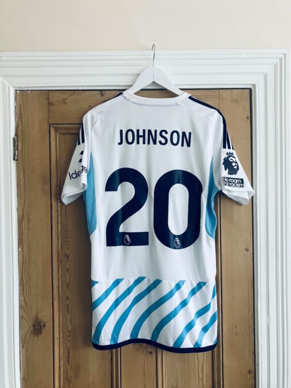 Nottingham Forest 2023/24 Brennan Johnson #20 Match worn away shirt vs Arsenal! for sale on Ebay