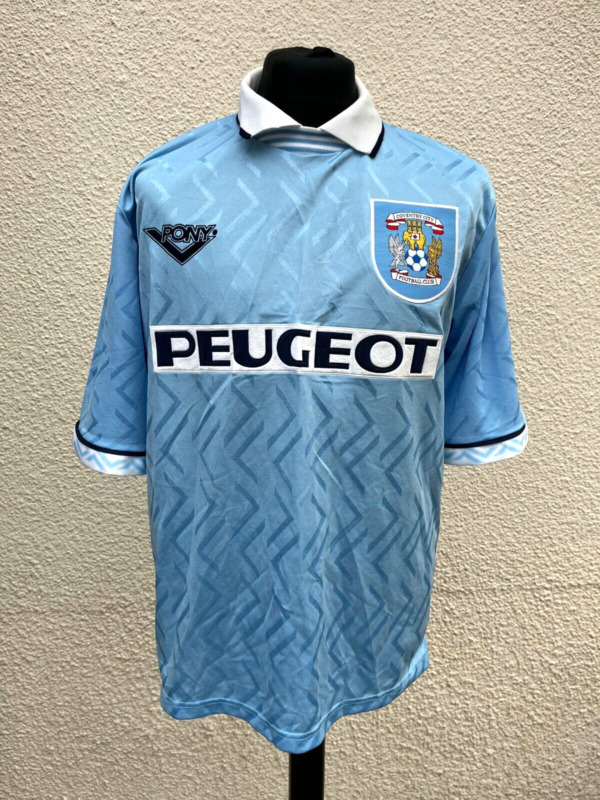 Vintage Pony Coventry City 1994-96 Home Shirt-Men's Large, NOS for sale on Ebay