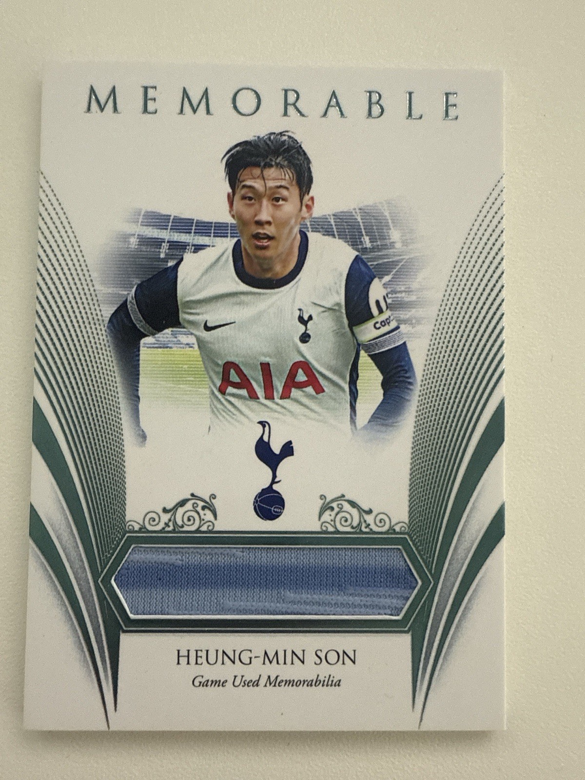 Heung-Min Son 03/08 Game-Worn Jersey Card – Tottenham Hotspur – Futera Memorable for sale on Ebay