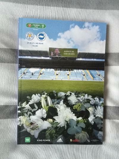 LEICESTER CITY v BRIGHTON & HOVE A  27.10.21 CARABARO CUP 4th ROUND PROGRAMME for sale on Ebay