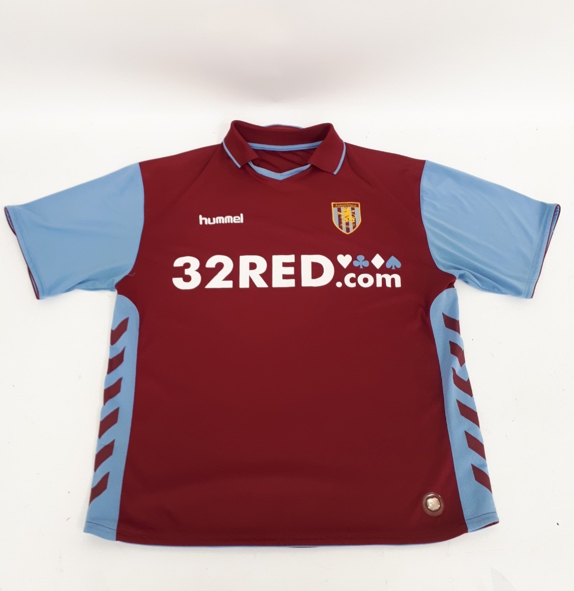Aston Villa Football Shirt Hummel Home 2006-2007 Large  for sale on Ebay