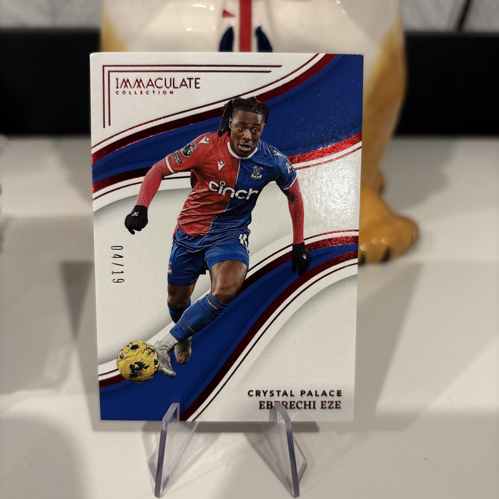 2023/24 Panini Immaculate Collection Eberechi Eze Red /19 Crystal Palace for sale on Ebay