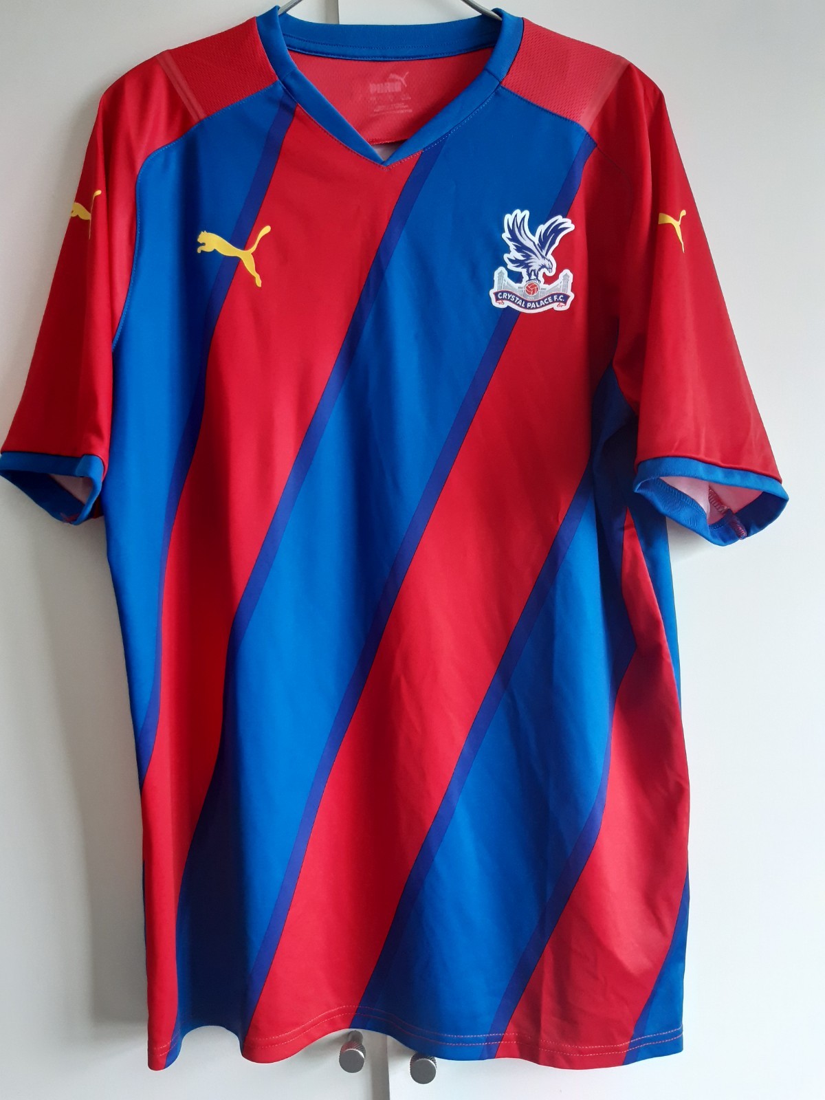 Crystal Palace 21/22 Home Football Shirt Rare No Sponsor Large for sale on Ebay