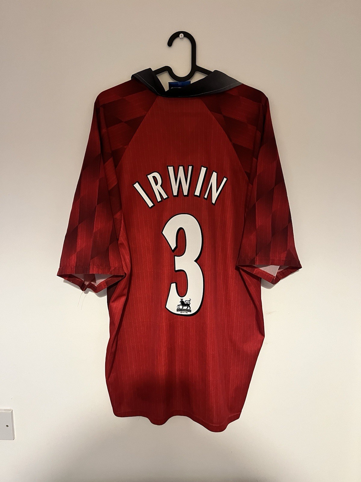 Manchester United 1996-1998 Home Football Shirt, IRWIN 3, XXL for sale on Ebay