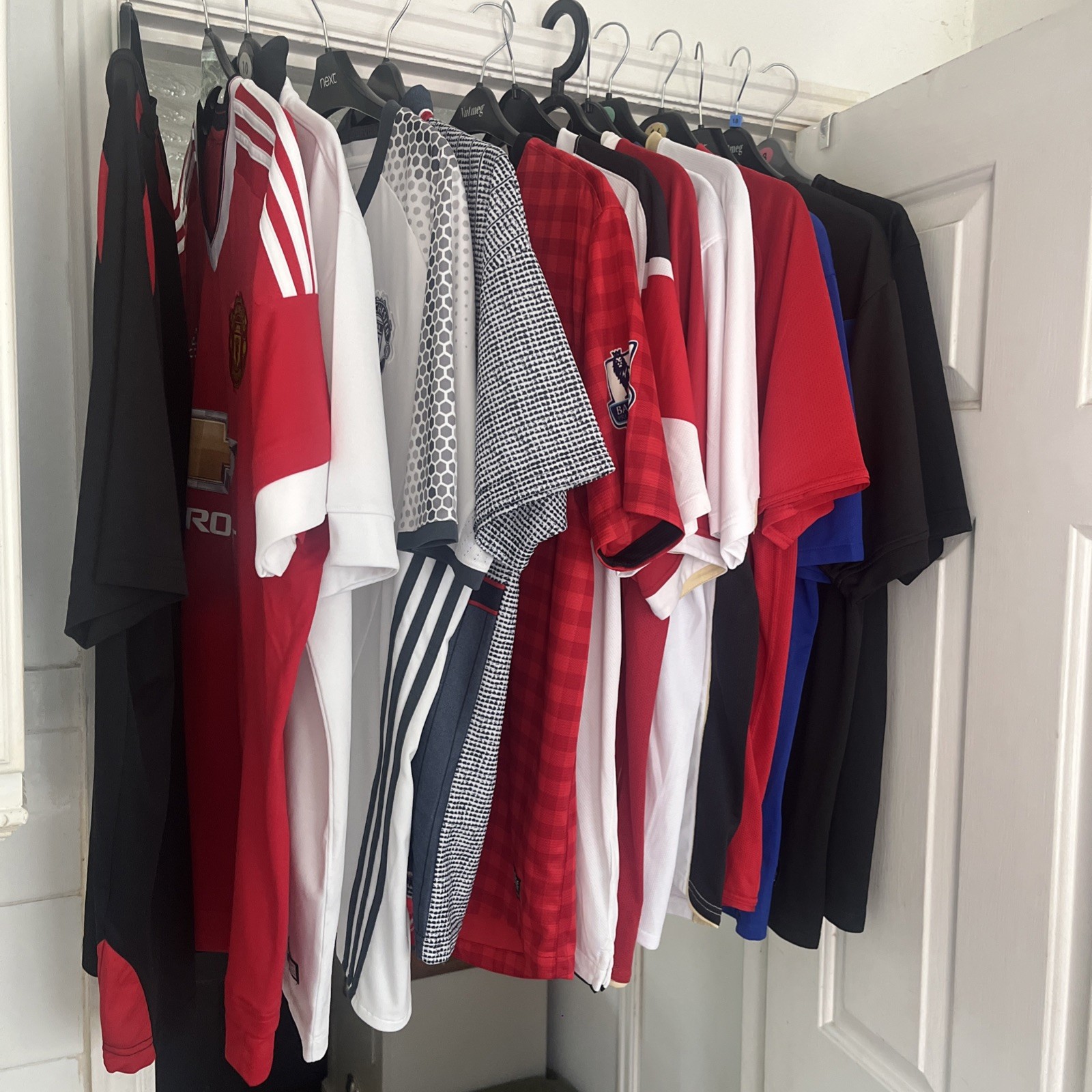 Men’s Retro Man United Football Tops, Preowned Vintage x14 tops total  for sale on Ebay