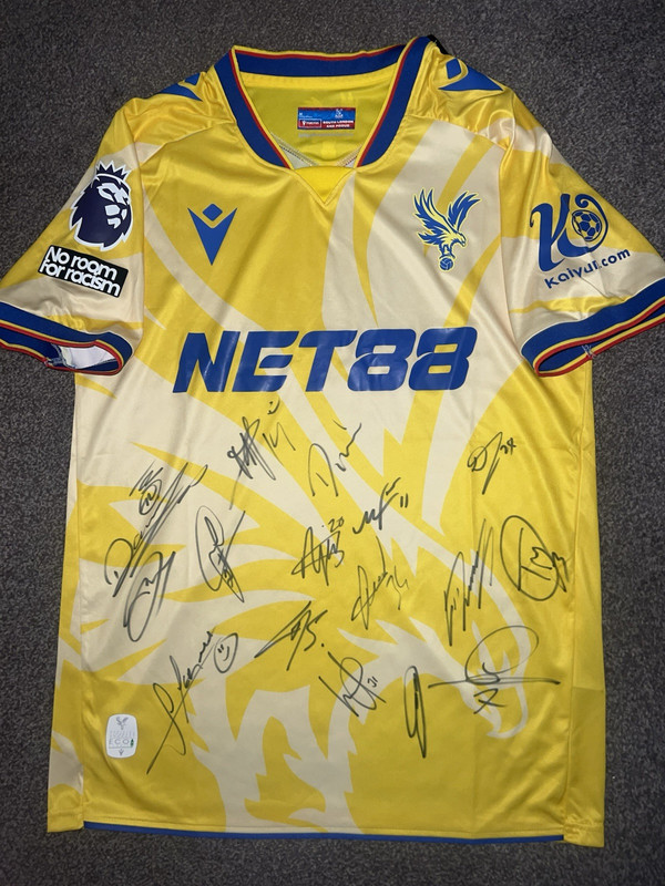 SIGNED CRYSTAL PALACE SHIRT 2024/2025 PROOF CPFC for sale on Ebay