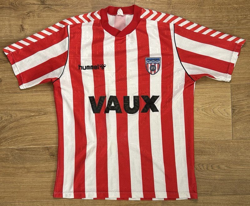ORIGINAL SUNDERLAND 1988/91 Home Football Shirt XL HUMMEL Rare for sale on Ebay